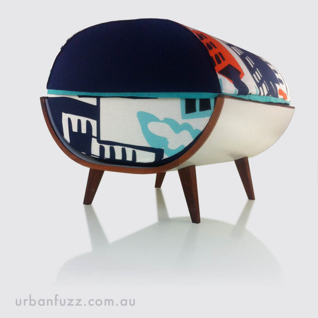 Footstool urban fuzz